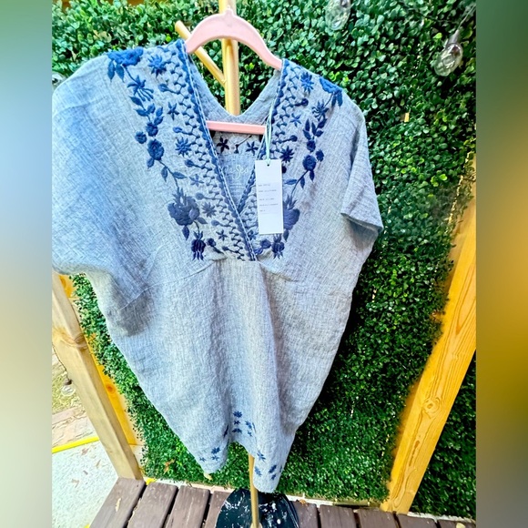 NWT Kyla Seo Caite Laramie Embroidered Linen Shift Dress Top size Small  handmade is available for purchase on au PAY Market - Imported Goods Online  Store Co.Ltd. | au PAY Market -